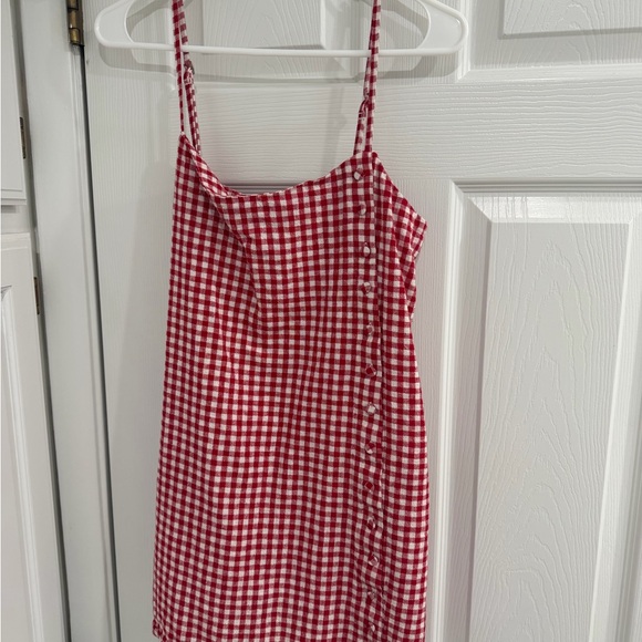 Abercrombie & Fitch Dresses & Skirts - Abercrombie & Fitch Linen-Blend Button Skort Dress